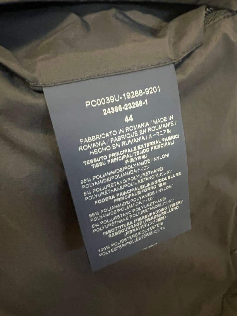 美品　国内正規品　ヘルノ / HERNO / ダウン ジレ　ネイビー　44