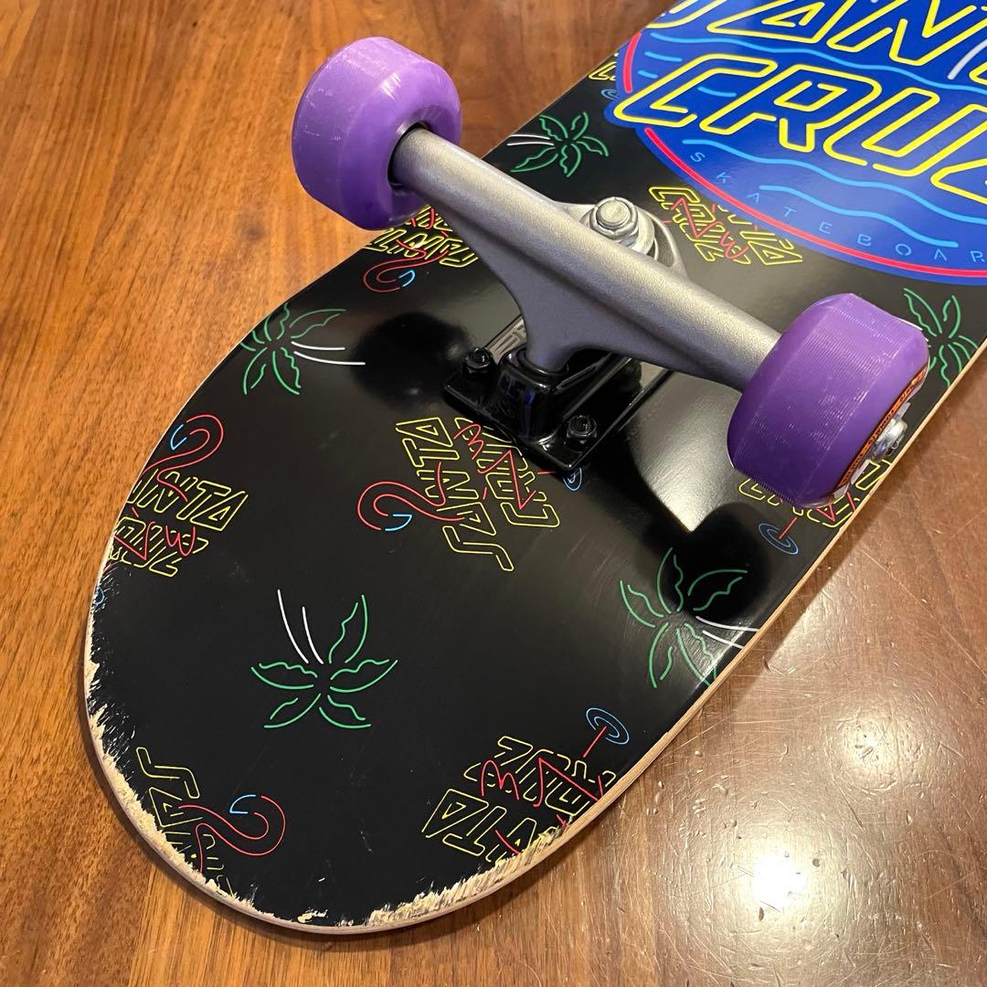 サンタクルーズ　スケボー　スケートボード　コンプリート　美品　OJウィール