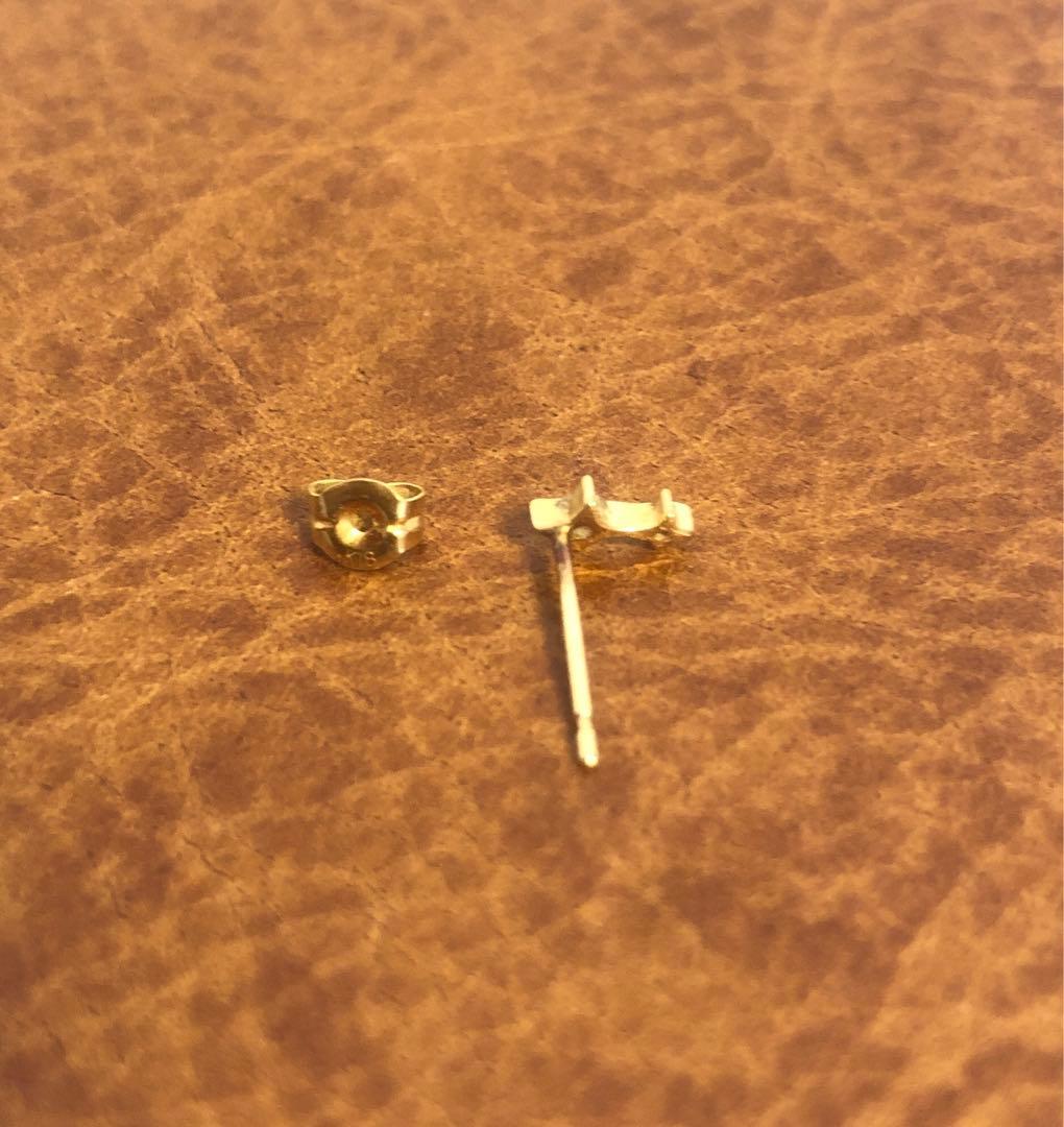 アルビレオピアス※片耳　18Kイエローゴールド/ダイヤ