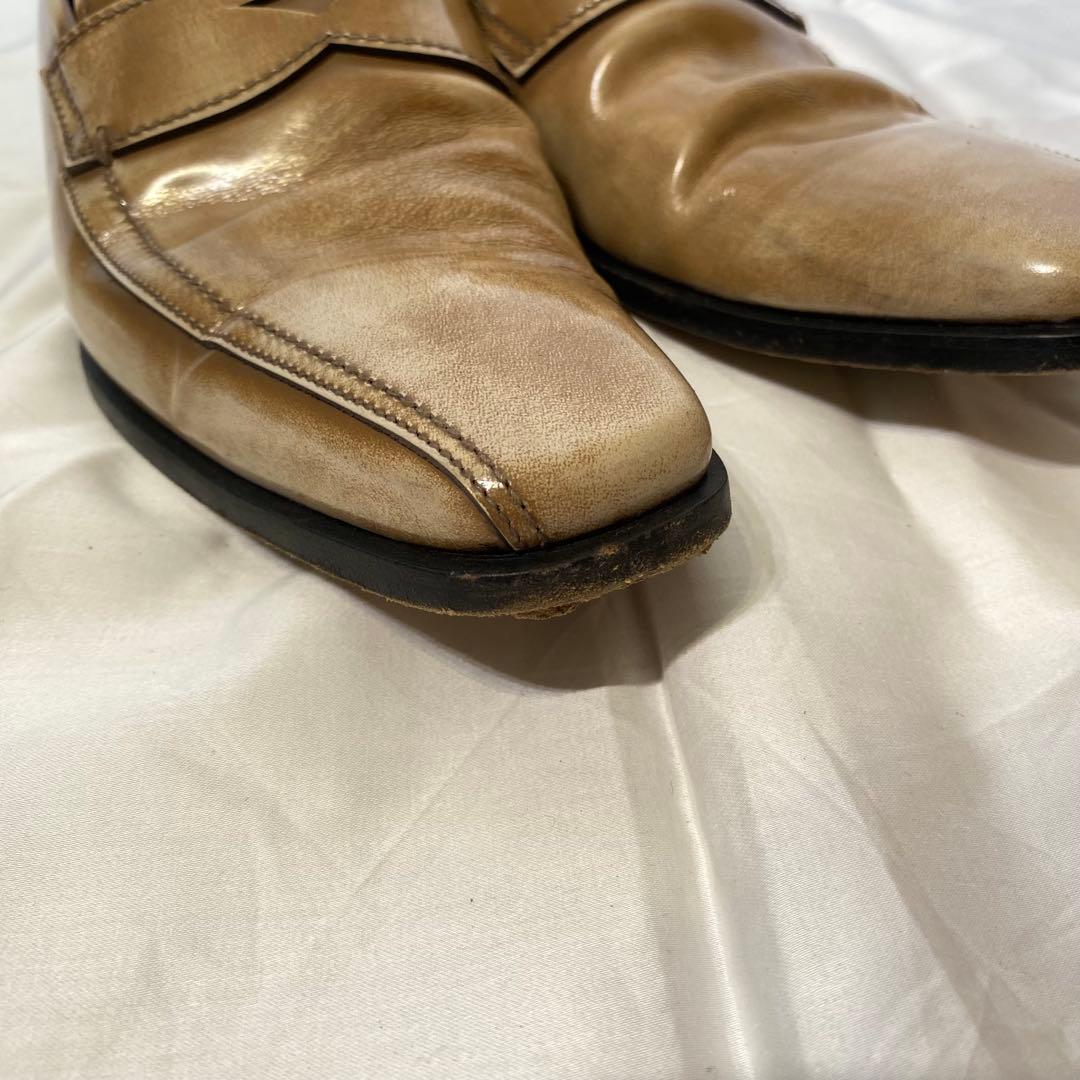 PRADA プラダ ベージュ ローファー