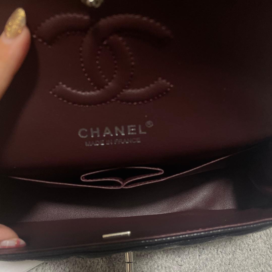 即日発送ノベルティ　CHANEL チェーン　フラップバッグ　キャビアスキン