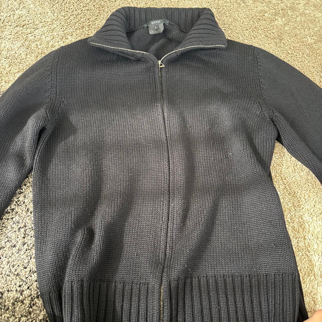 GUCCI ブラック ニットセーター L