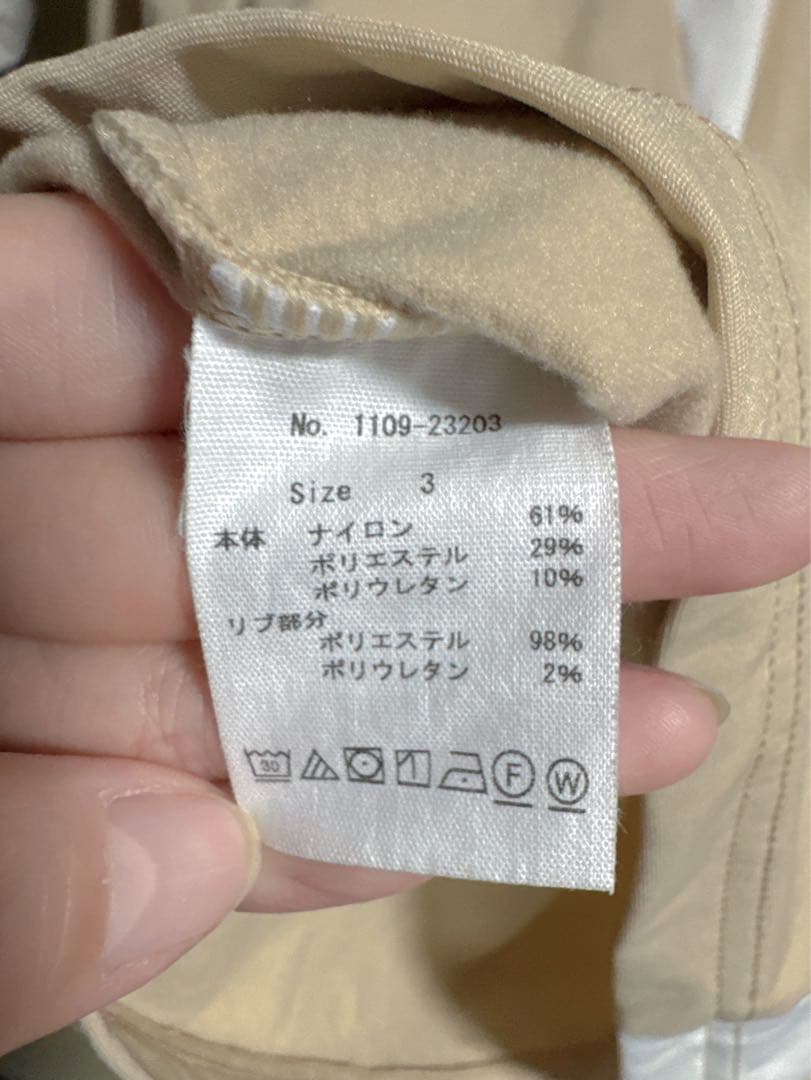 【R ⭐︎】CPG ハイネック ZIPラインモックネック ベージュ ゴルフ