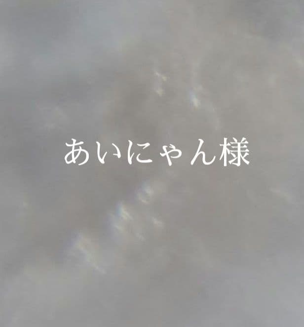 1.あいにゃん様　オーダー