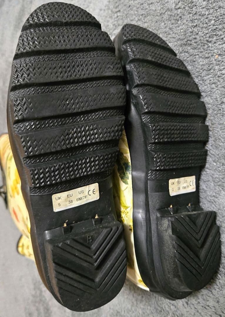 HUNTER ハンター レインブーツ RHSコラボ 花柄 長靴