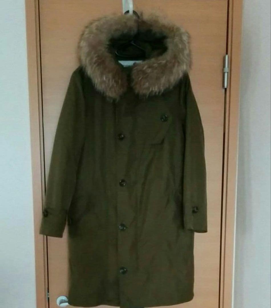 ドゥーズィエムクラス モッズコート 羊毛毛皮ベスト付き