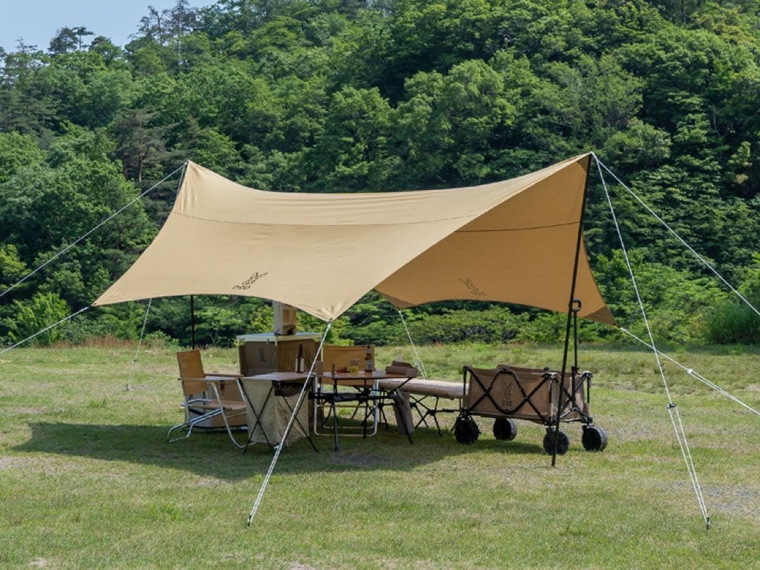 dodワンポールテントL グランドシート いつかのタープ tcなど5点セット売り