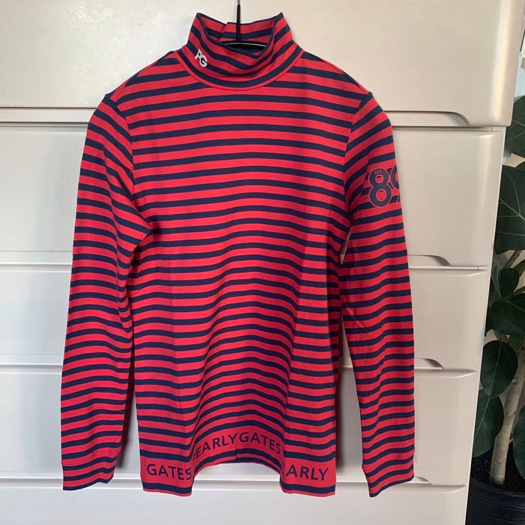 新品パーリーゲイツボーダーハイネックサイズ0