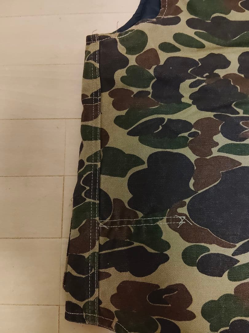 カーハート カモフラージュ ベスト ヴィンテージ USA 80s