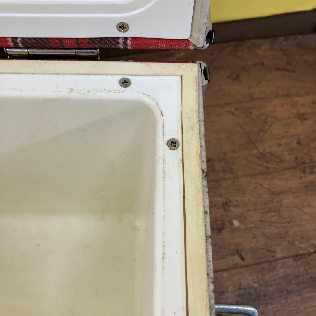 A-3 希少 昭和レトロ タイガー ドライブクーラー チェック柄 ボックス