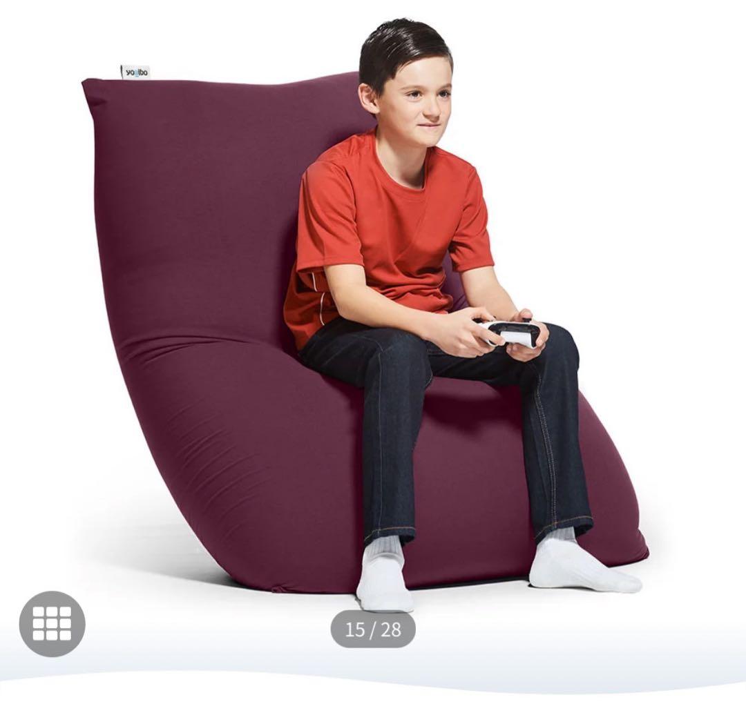 yogibo midi 変えカバー ディープパープルパープル　未使用品