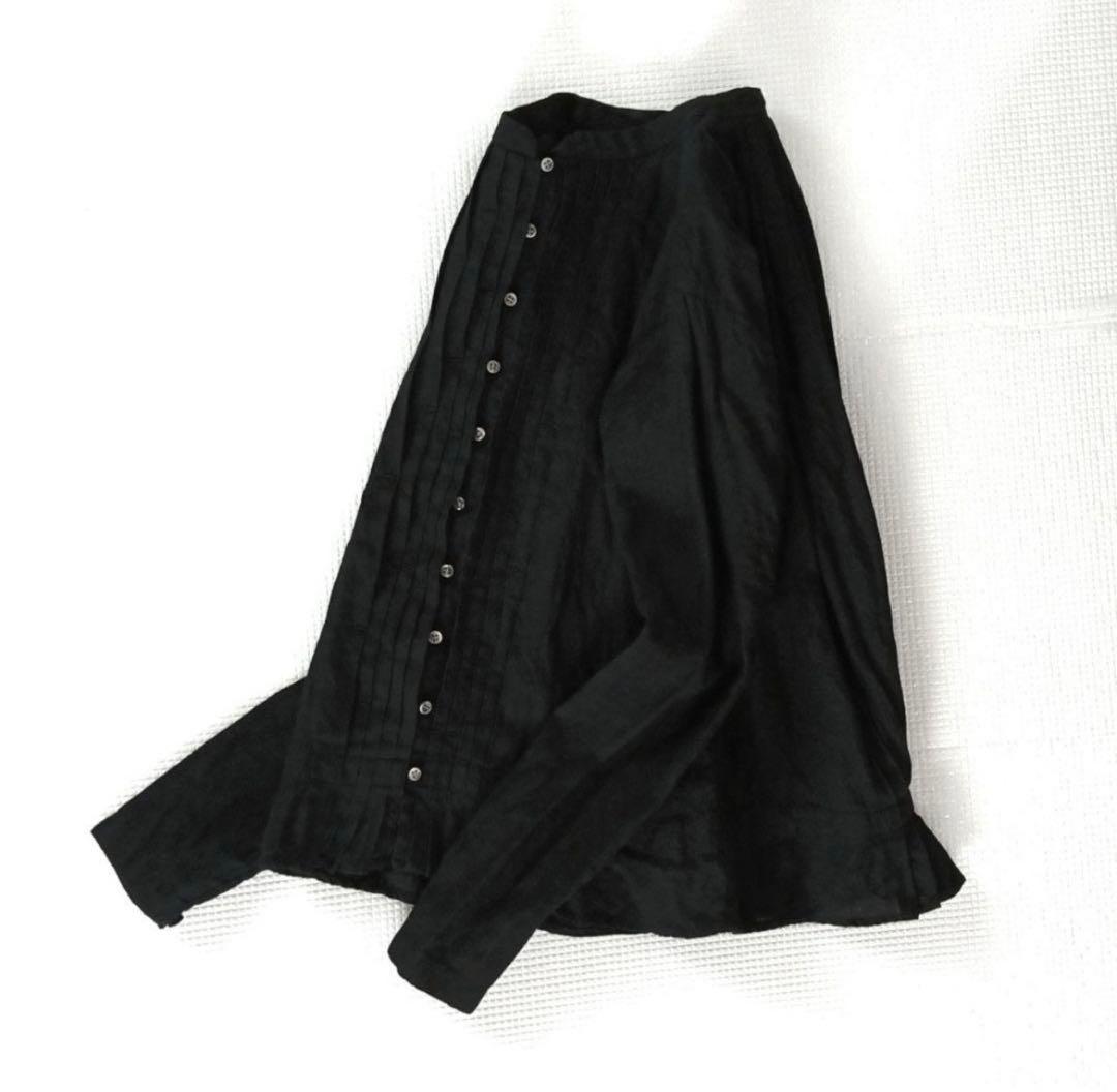 オールドマンズテーラーR&D.M.Co-リネンタックギャザーブラウスシャツ