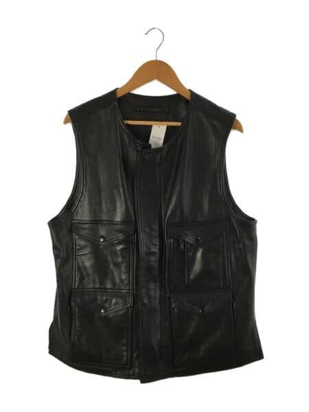今だけ！【超SALE！】CLAMP 新品カウレザージップアップベスト