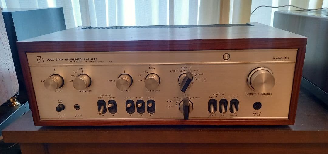 LUXMAN 505X ソリッドステートアンプ 作動品