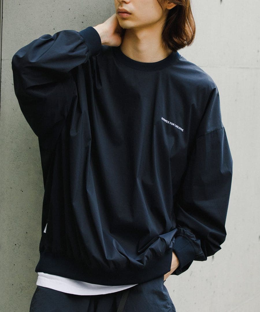 トップス S.F.C Stripes For Creative NYLON CREW XL