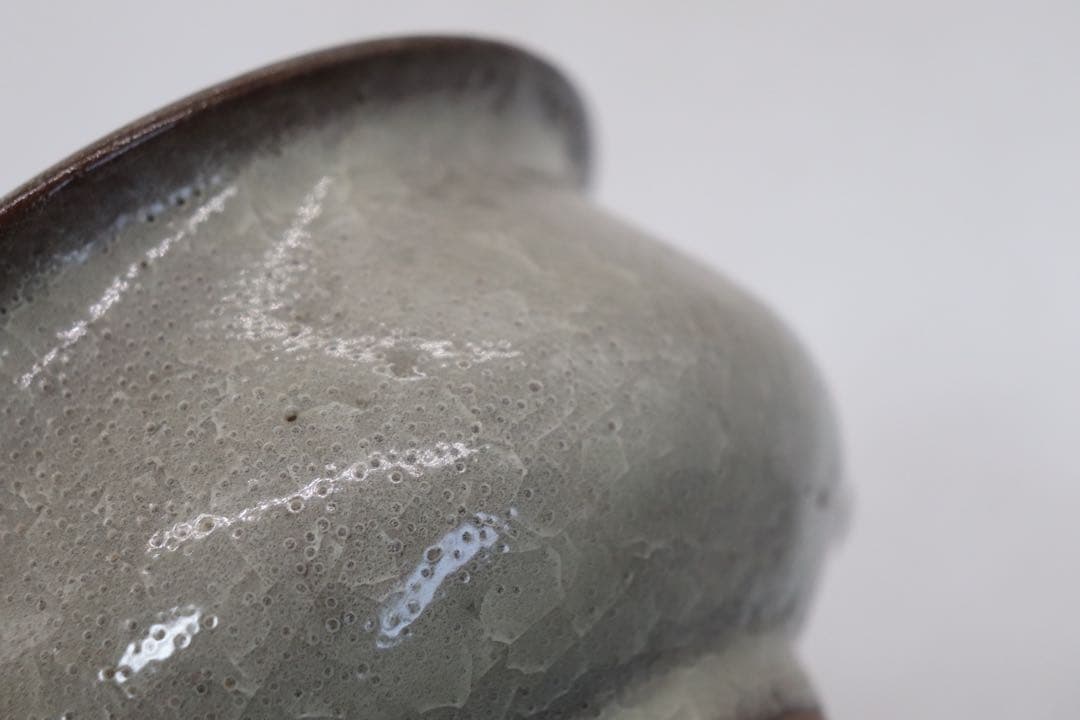 中国　磁貫青磁　香炉　送料込み250225