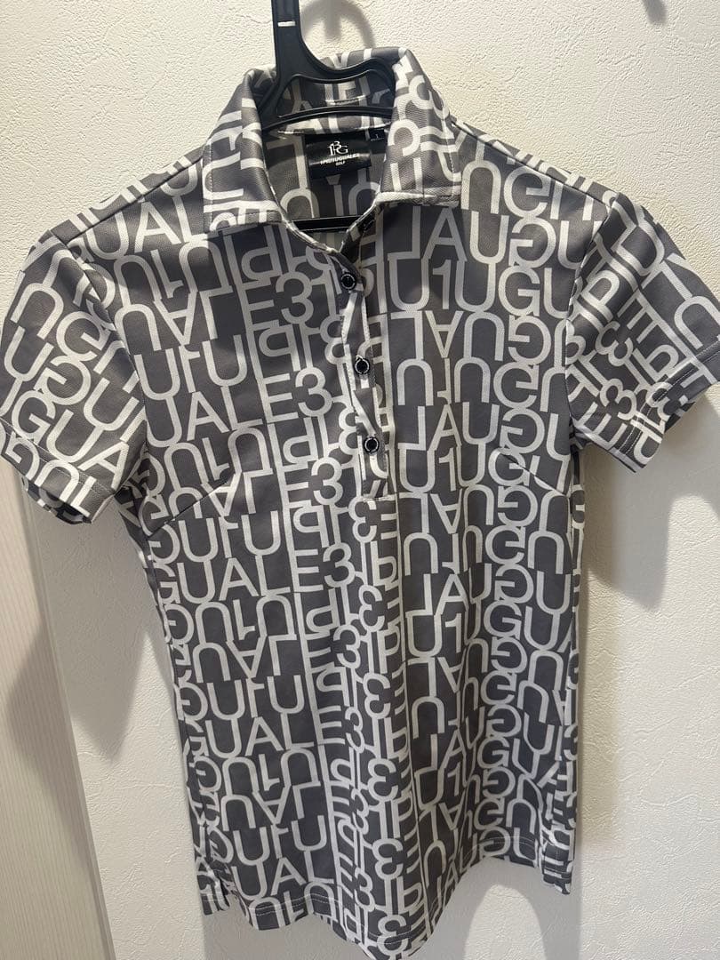 ロゴプリントポロシャツ 半袖 レディース