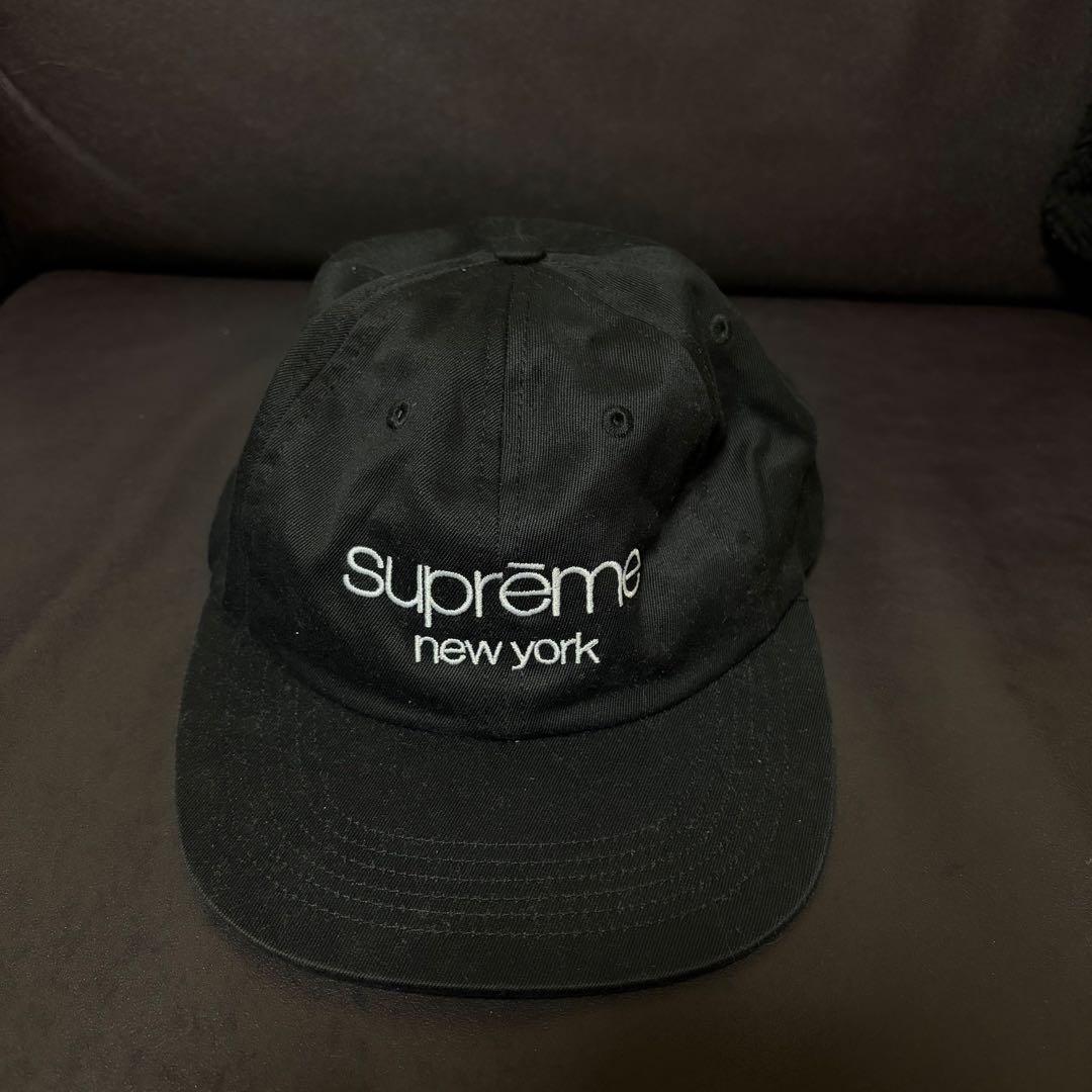 supreme キャップ　ブラック