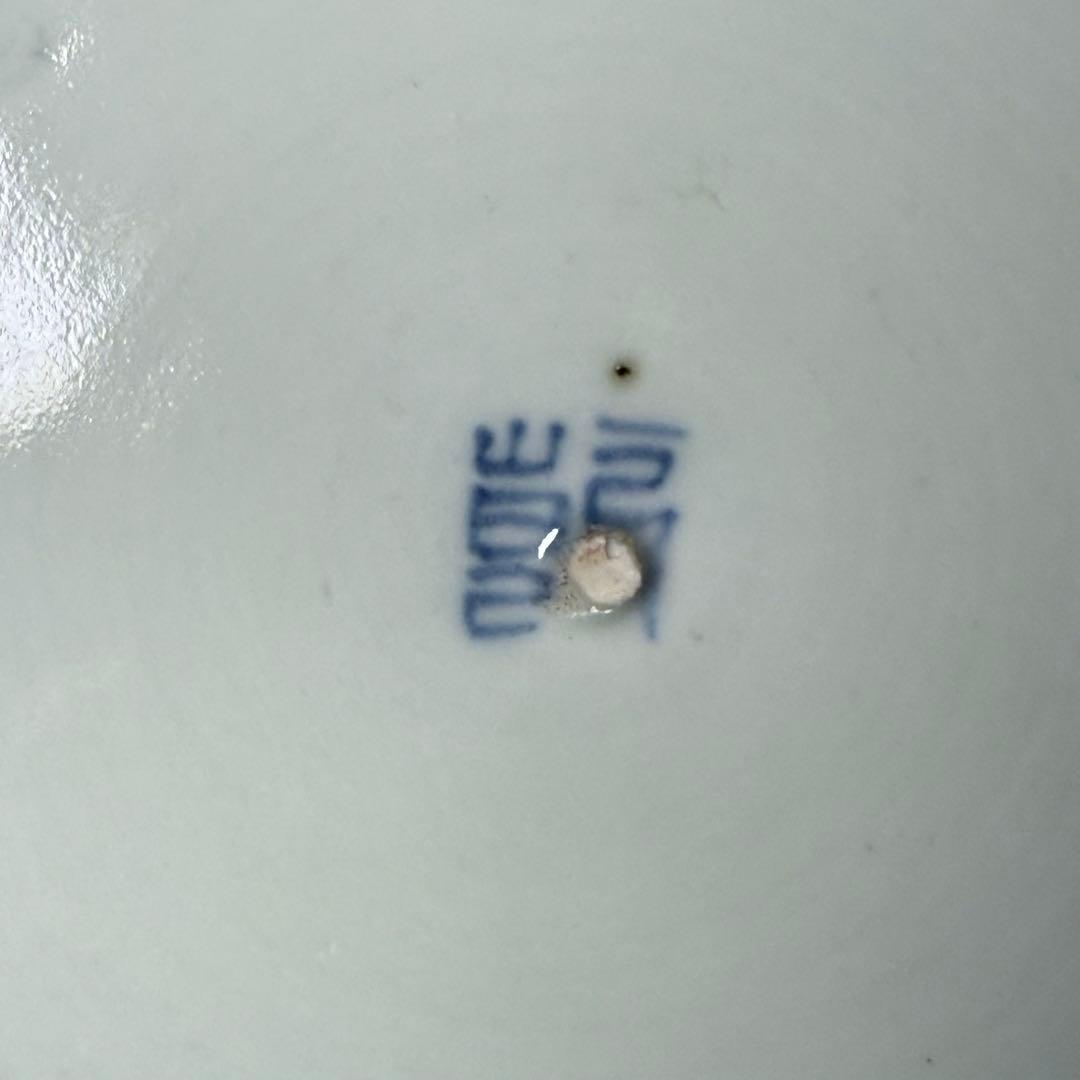 幕末〜明治期　色絵赤絵金蘭手変形皿　一辺26cm　古美術　豪商旧蔵品　古伊万里