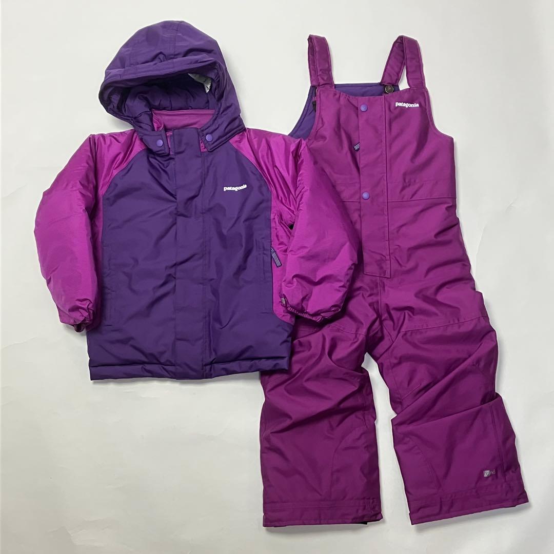 パタゴニア キッズ スキーウェア 上下セット 4T 100cm