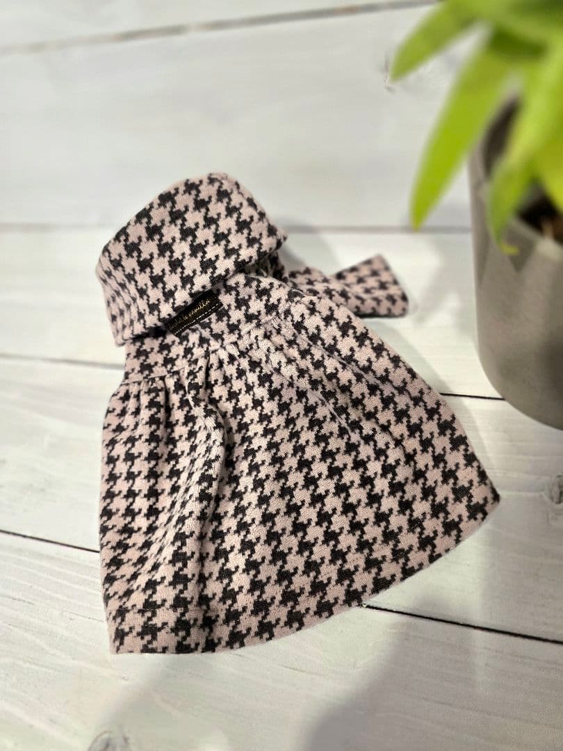 アトリエgg ワンピース 千鳥格子 ピンク サロン予約完売品