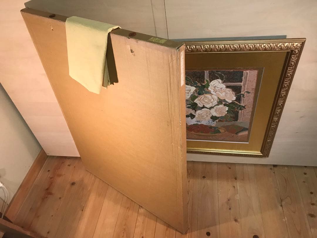 エレン・ガン　「バラの季節Ⅰ」　シルクスクリーン　直筆サイン・エディション有り