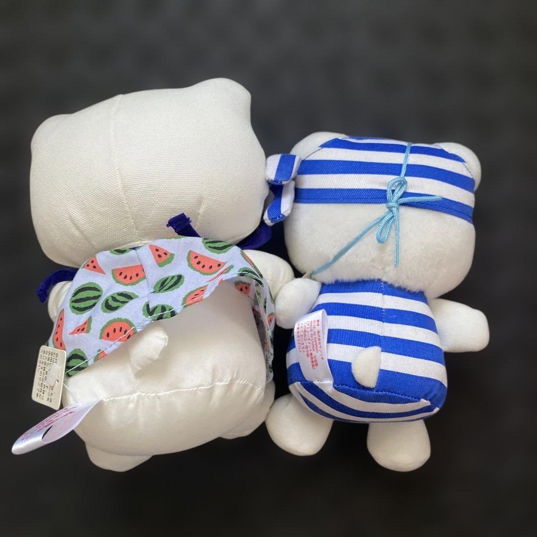 【ハローキティ】ぬいぐるみセット00年〜02年製　エイコー社