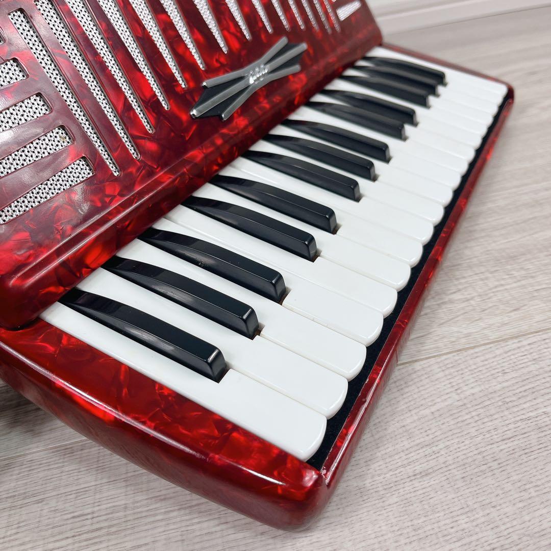 ★美品★YAMAHA ヤマハ アコーディオン 32鍵盤 8905 ケース付　鍵