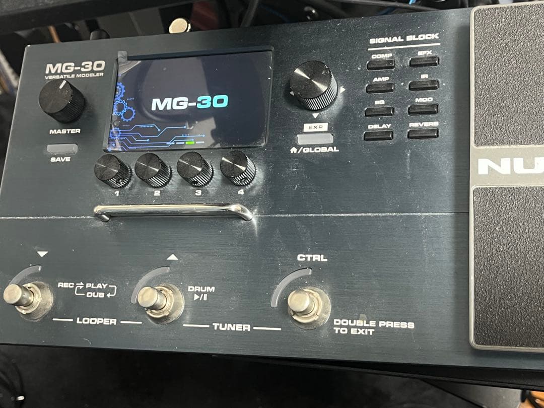 【メルカリ最安値】NUX MG-30 マルチエフェクター ギター