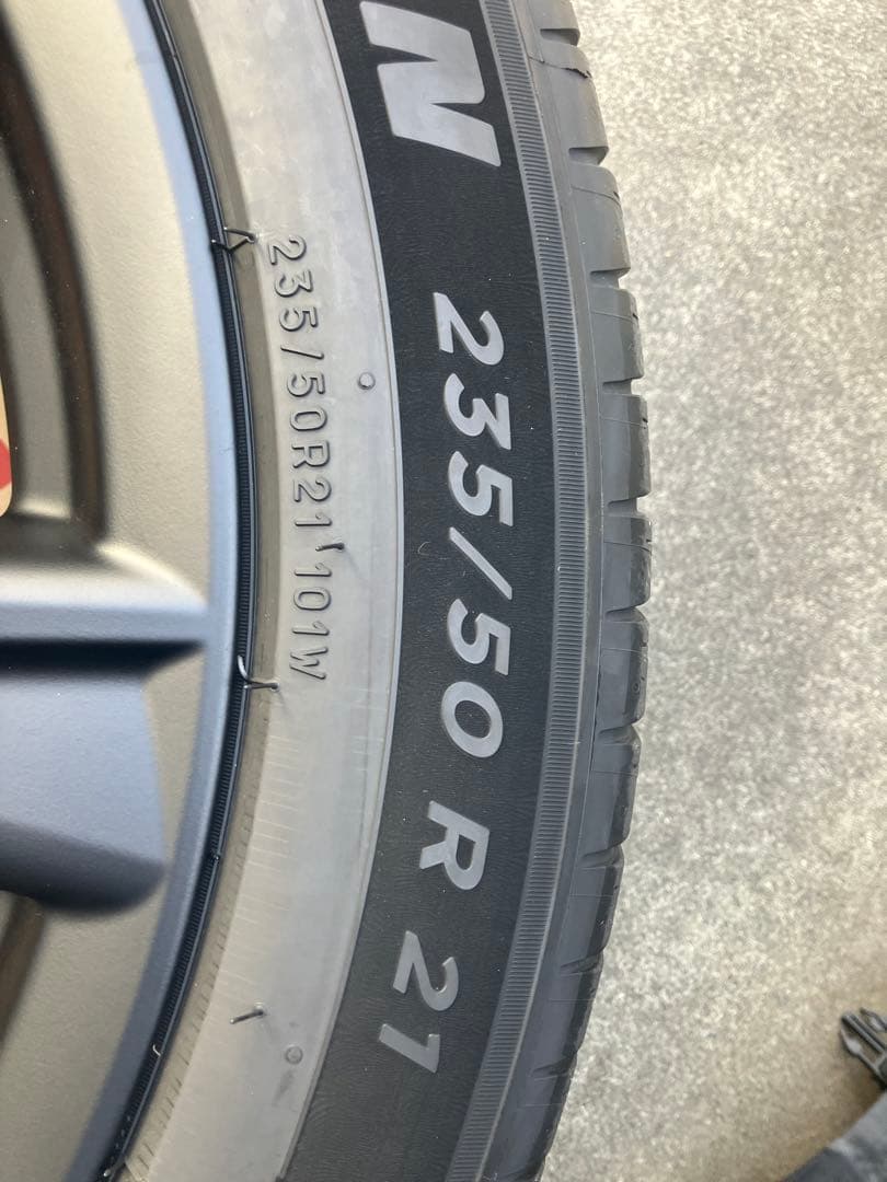 レクサス rx500hミシュラン パイロットスポーツ 純正21インチ４本セット