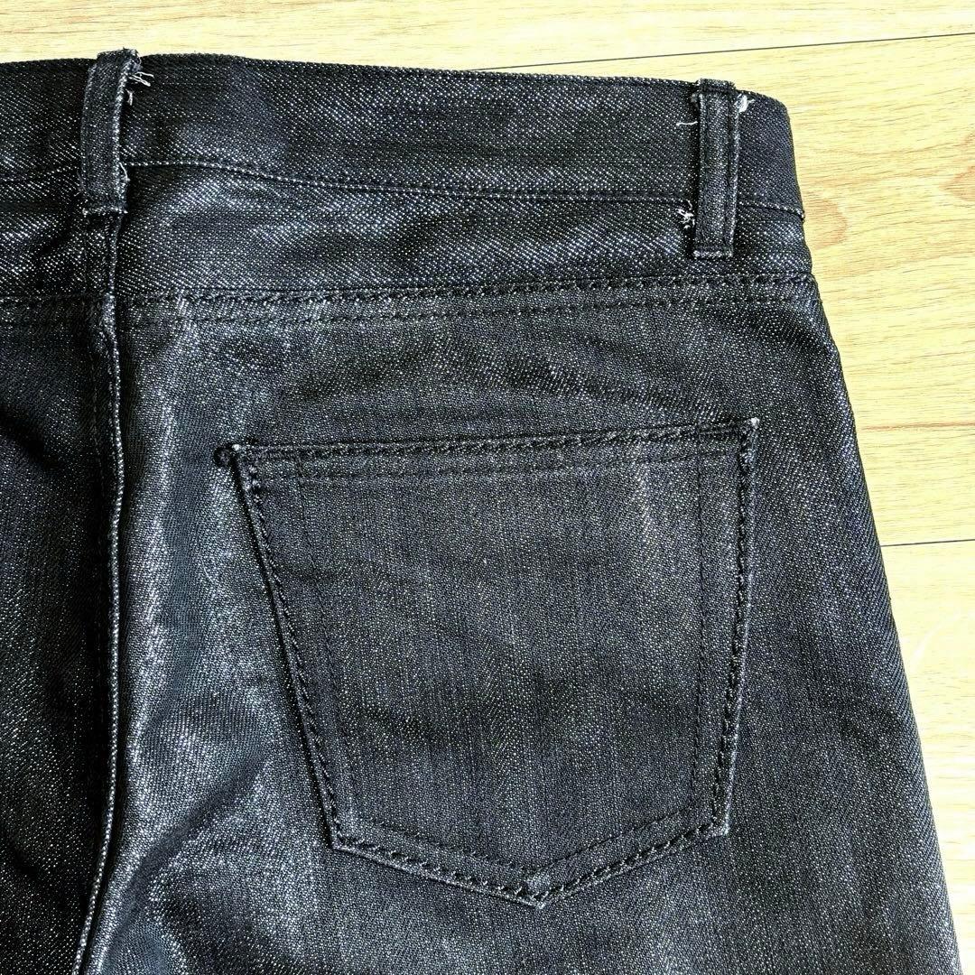 GalaabenD シャイニーブラックデニム Mサイズ