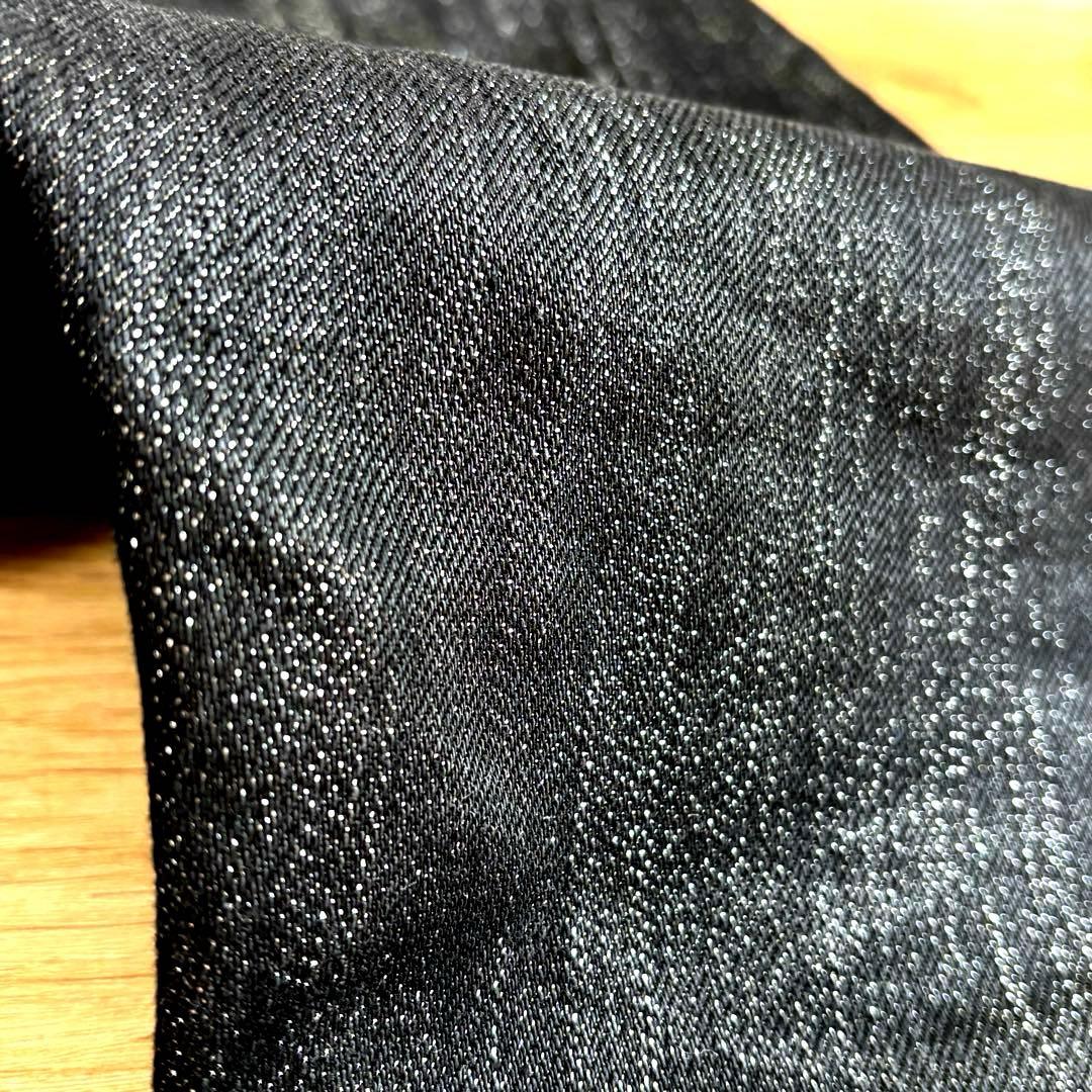 GalaabenD シャイニーブラックデニム Mサイズ