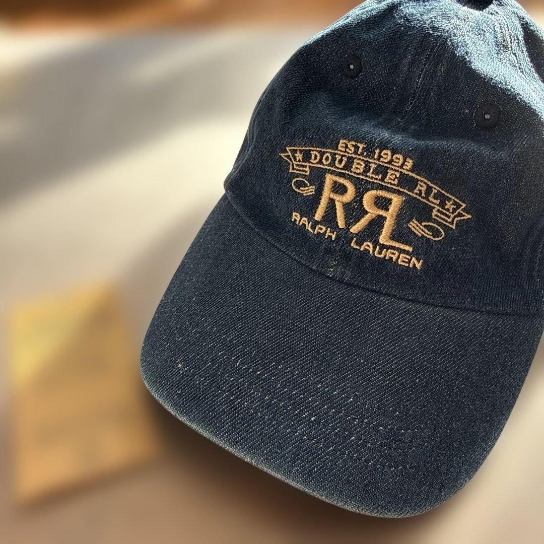 ntk品　ダブルアールエル RRL キャップ 帽子 デニム　ラルフローレン