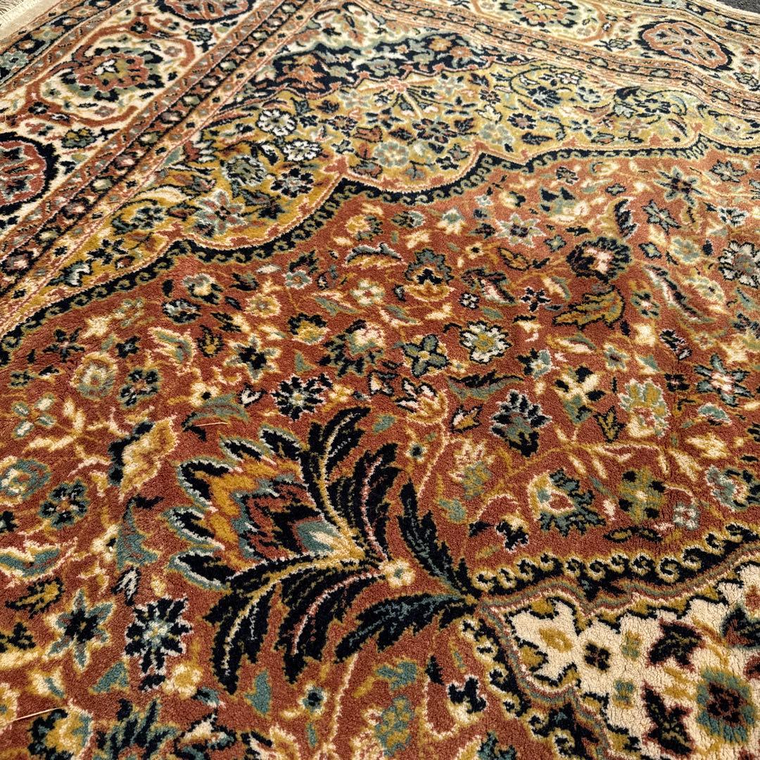 ペルシャ風ウールシルクラグ 250×340cm