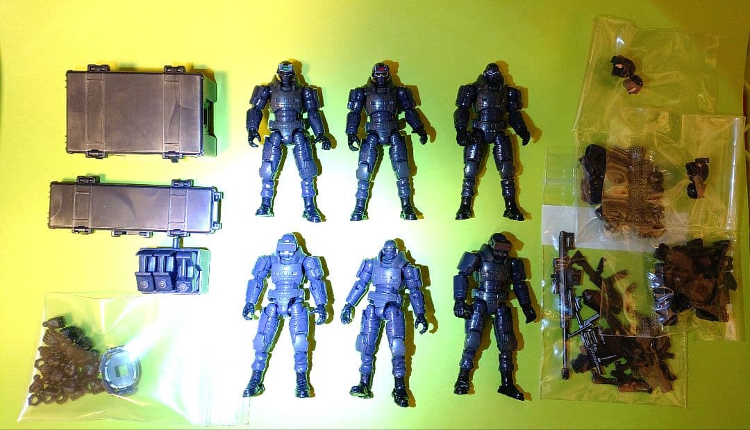 ヘキサギア　ガバナー　ナイトストーカーズ　6体セット　ウェポンコンテナセット付