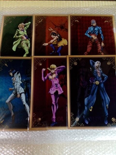 希少 新宿ルミネ限定 クリアファイル 6種コンプ ジョジョの奇妙な冒険 5部