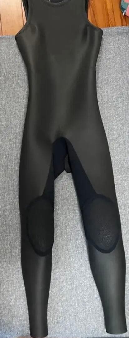 黒 ノースリーブ ロングジョンウェットスーツ　3mm