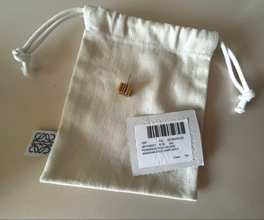 かか★LOEWE スタッドピアス 片方のみ キャッチなし★ロエベ