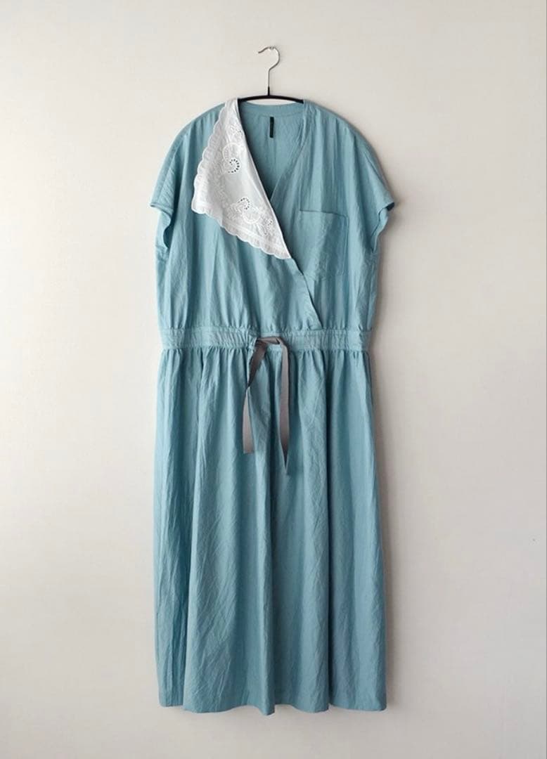 Native village オーバーシャツ　ブルー