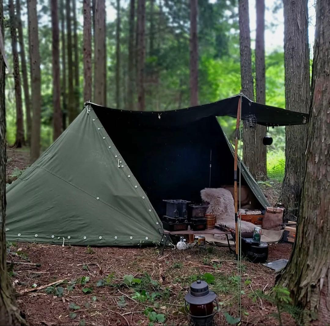 【軍幕屋】希少★ノルウェー軍テント★ビンテージ★軍余剰品★4枚組★