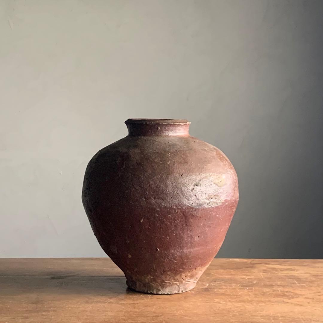 越前焼 壺 自然釉 古美術 古道具 アンティーク