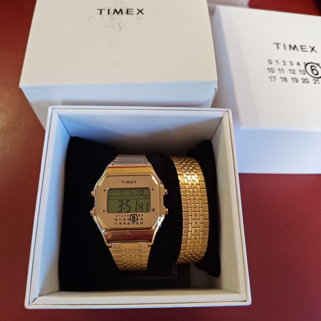 MM6TIMEX ゴールド デジタル腕時計