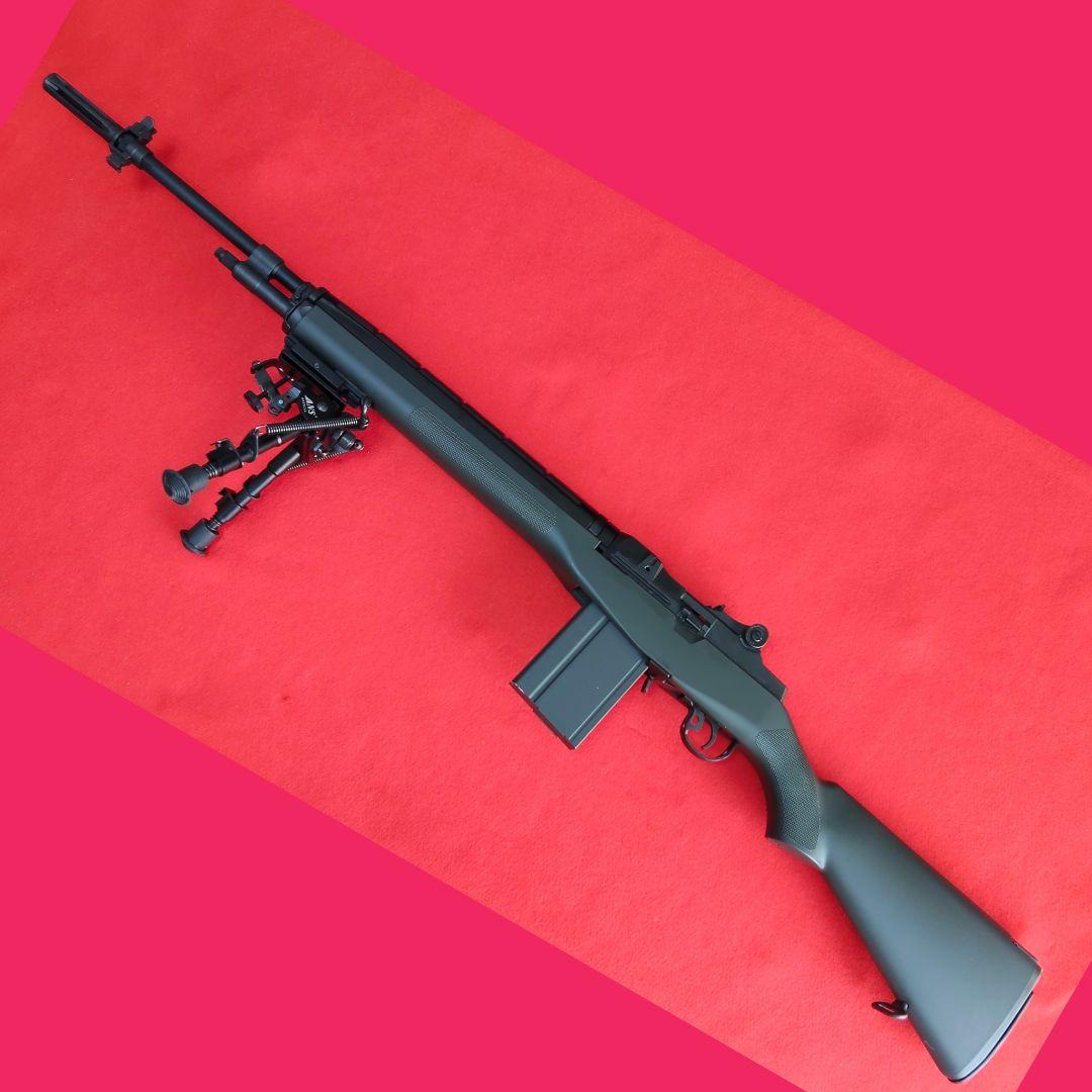 東京マルイ　M14　ファイバータイプO.D.ストック 電動ガン 【バイポッド付】