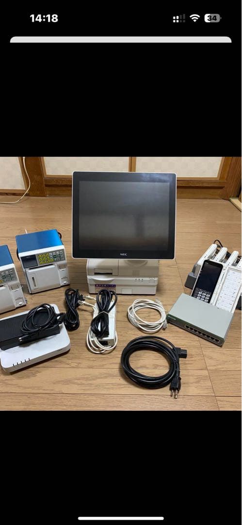 NEC レジシステム FWP7121WS2 モニター付きPWPY712W52