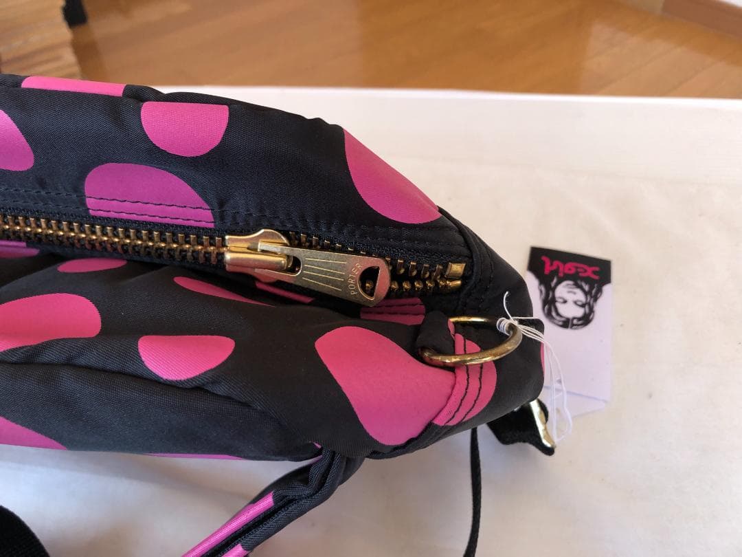 激美品　ポーター　草間彌生　ウエスト　ポーチ　ボディー　バッグ　タンカー　旅行