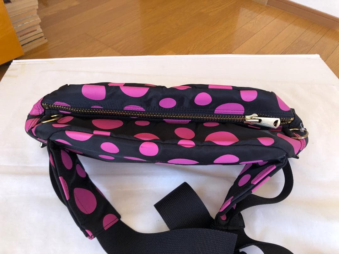 激美品　ポーター　草間彌生　ウエスト　ポーチ　ボディー　バッグ　タンカー　旅行