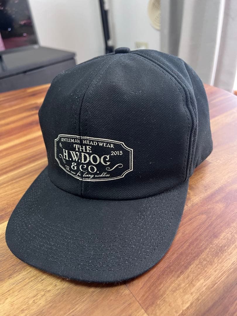 H.W.DOG & CO. ブラックキャップ(サイズ40)