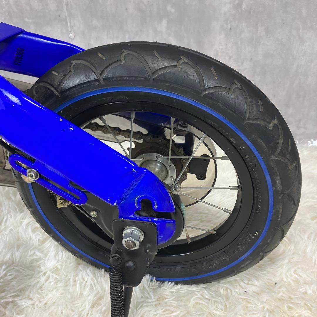 【極美品】へんしんバイク 12インチ 青 スタンド＆工具セット付