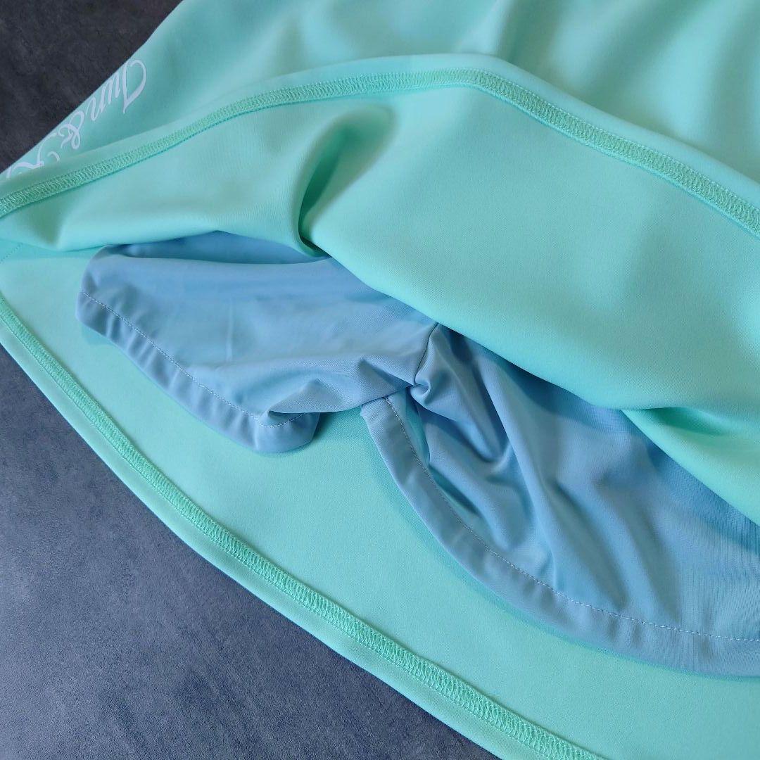 極美品 JUN&ROPE' GOLF ダンボールニット セットアップ ミント