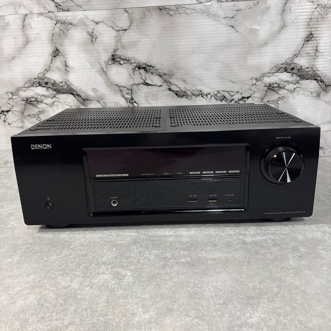 Denon AVサラウンドレシーバー　ブラック　AVR-1713 アンプ
